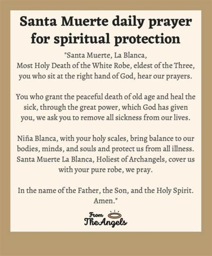 5 Santa Muerte Prayers for Protection For beginners