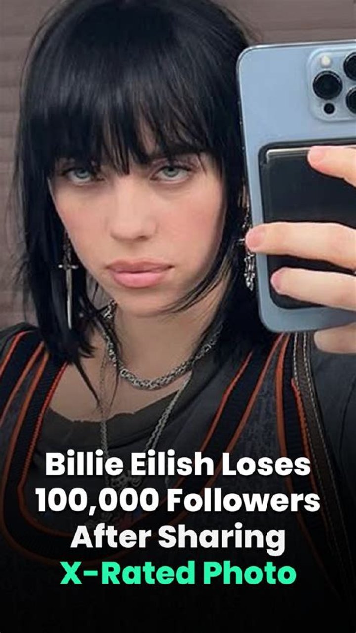 Billie Eilish loses 100,000 Instagram followers after taking part in