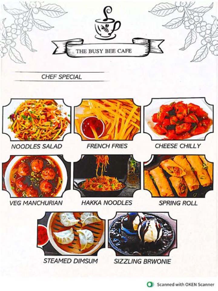 Busy Bee Menu (2012) Yelp
