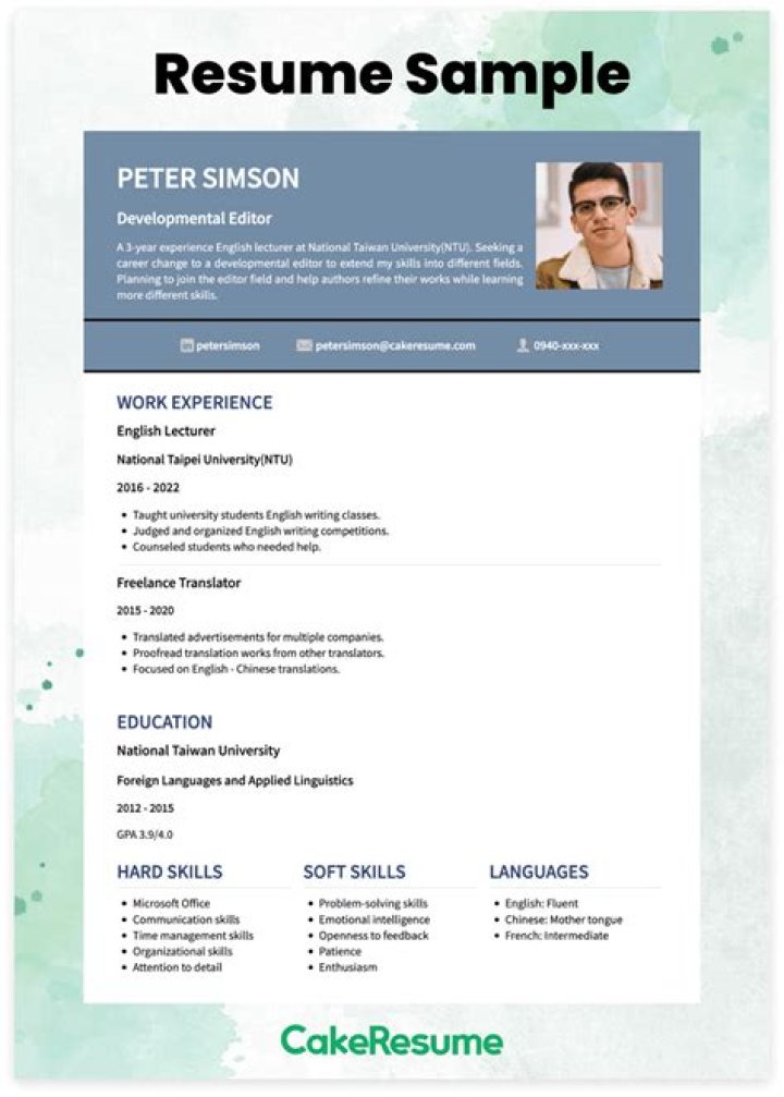 Does A Resume Have Work History Resume Example Gallery