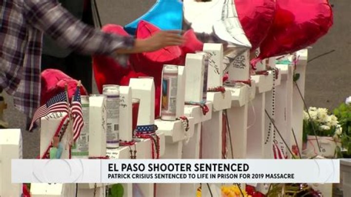 El Paso Walmart shooter Patrick Crusius handed 90 life sentences after