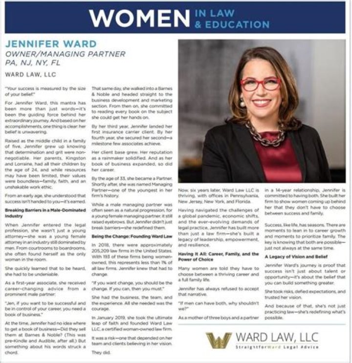 Jennifer Ward Ward Law, LLC
