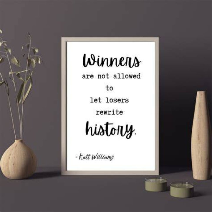 Katt Williams Quote, Winners Are Not Allowed to Let Losers Rewrite