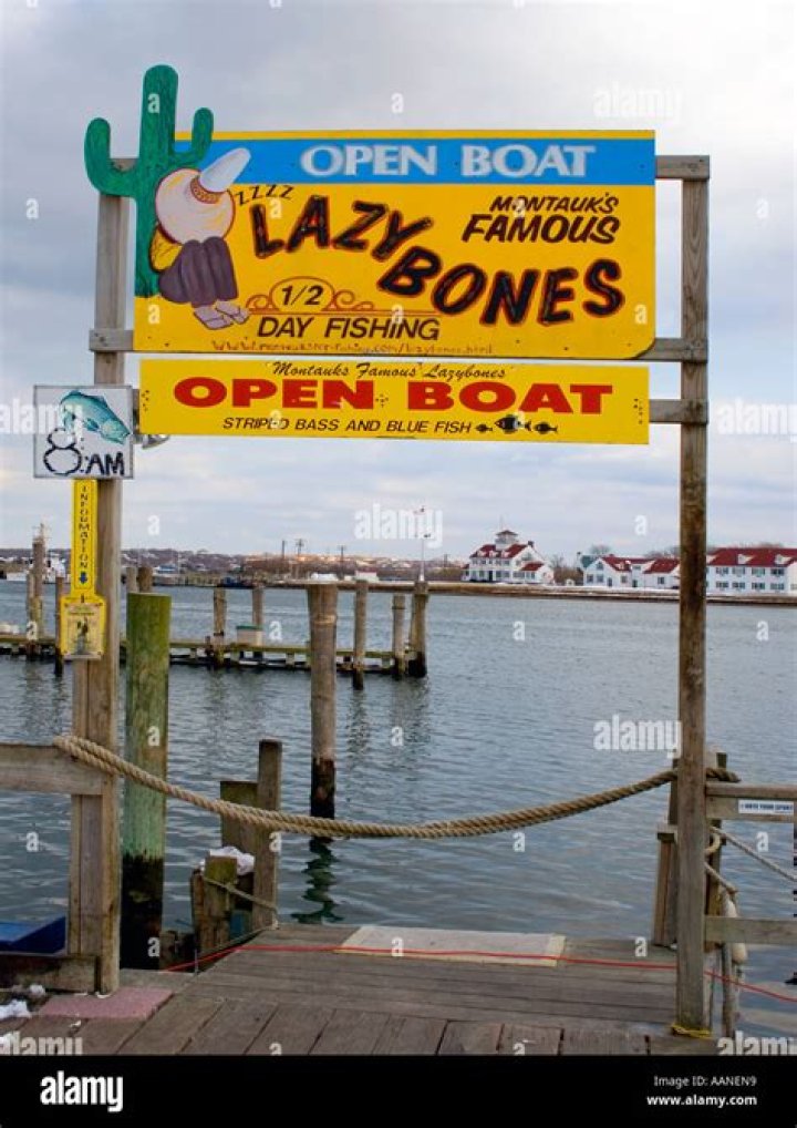 Lazy Bones Sign