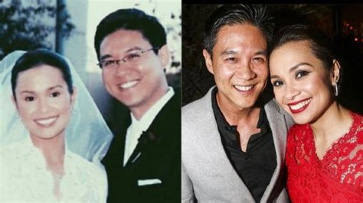 Lea Salonga and Robert Chien at Wedding