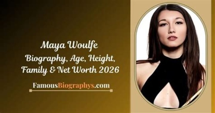 Maya Woulfe Wiki, Age, Height, Real Name, Measurements, Net Worth