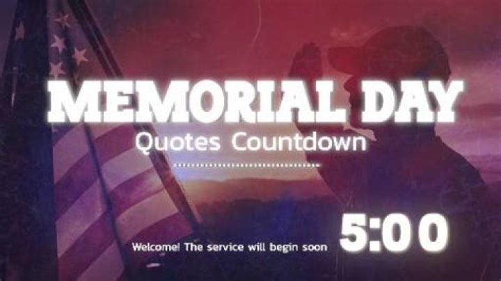 Memorial Day Countdown 3 Worship Media Girl WorshipHouse Media