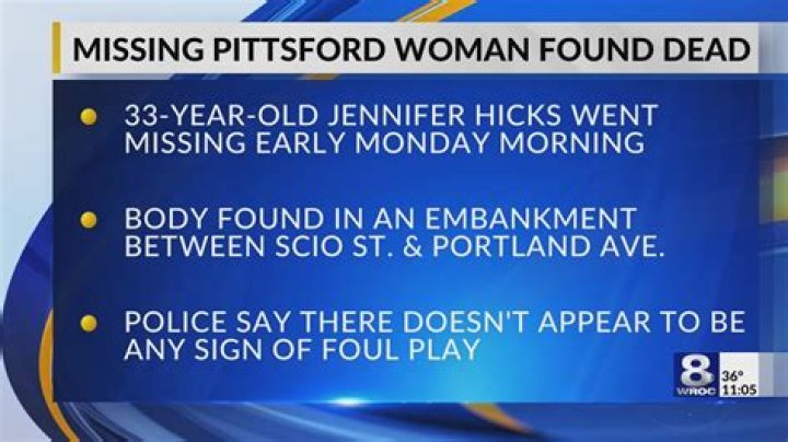 Missing Pittsford woman found in wooded area WHAM