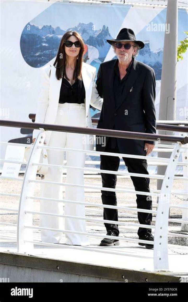 Monica Bellucci Arriving at a Recording for Vivement Dimanche TV Show