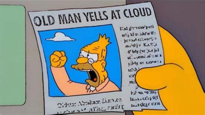Old Man Yells At Cloud Gif &raquo; Otaewns