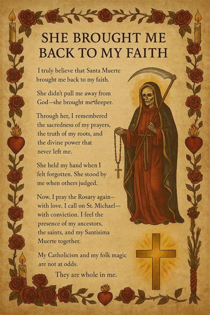Pin on Santa muerte prayer