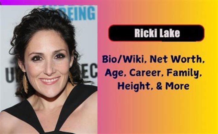 Ricki Lake Height, Age, Body Measurements, Wiki