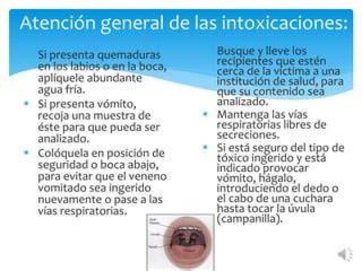 Si el veneno fue ingerido, y no sabes exactamente qu&eacute; tipo de producto